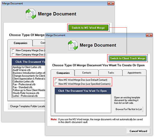 Merge Document Type