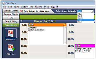 Appointments Screenshot