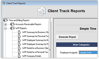 Reports Screenshot