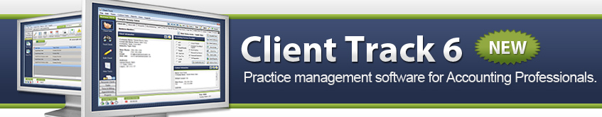 Client Track 6: A practice management software for Accounting Professionals.