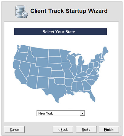 Startup Wizard - Select State